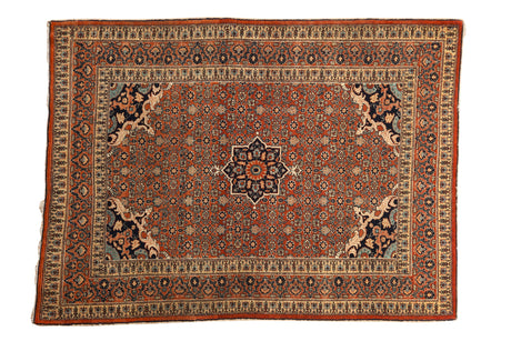 4x5.5 Antique Haji Jalili Tabriz Rug