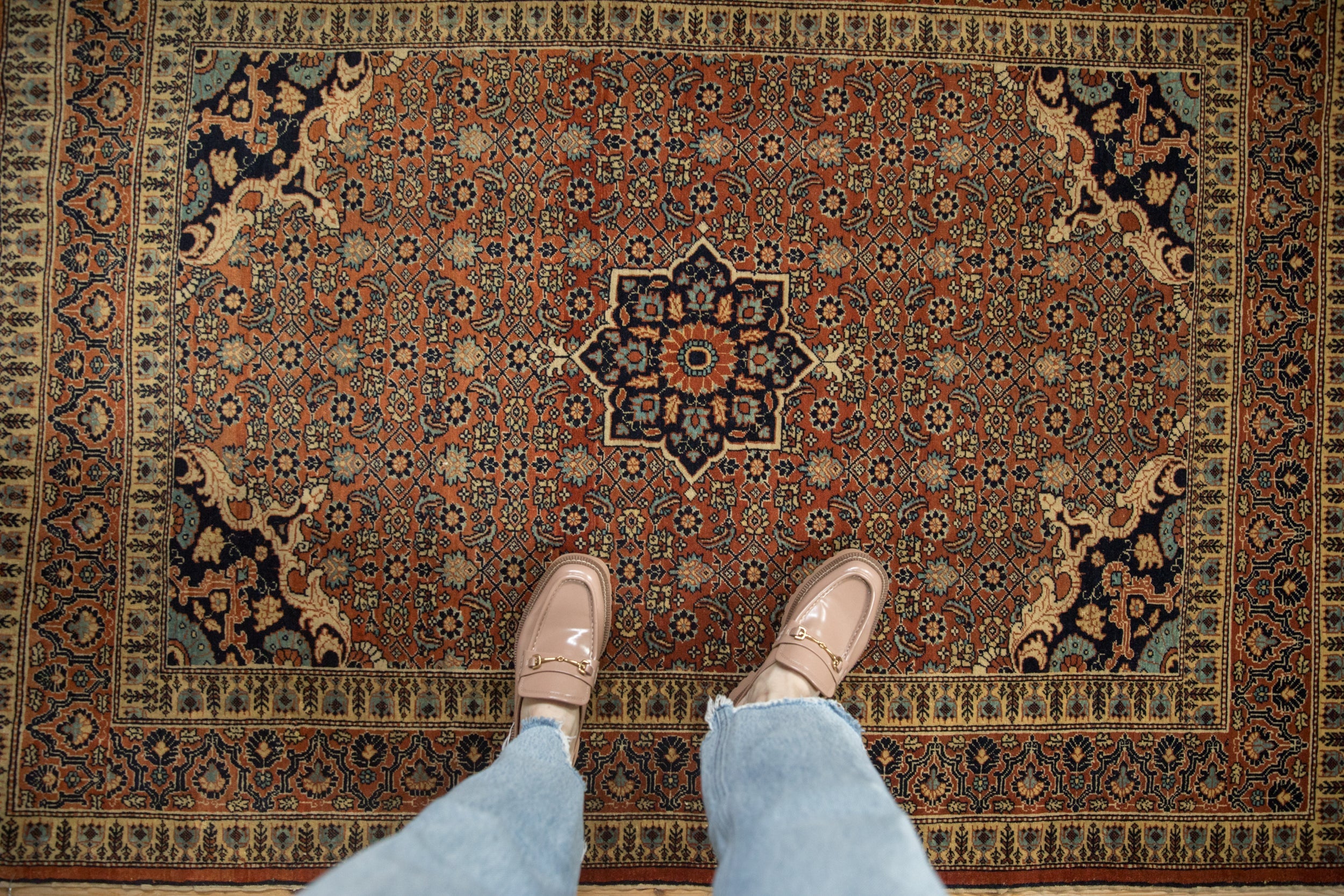 Antique Haji Jalili Tabriz Rug // ONH Item: ee004857, Image 1