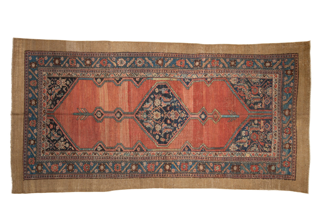 5.5x11 Antique Hamadan Rug Runner