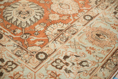 9.5x12.5 Vintage Distressed Tabriz Carpet