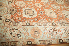 9.5x12.5 Vintage Distressed Tabriz Carpet