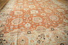 9.5x12.5 Vintage Distressed Tabriz Carpet