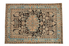 4.5x6.5 Vintage Distressed Hamadan Rug