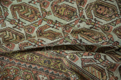 10x15.5 Vintage Distressed Hamadan Carpet