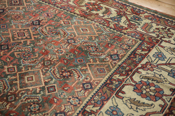 Vintage Distressed Mahal Carpet // ONH Item: ee004872, Image 5
