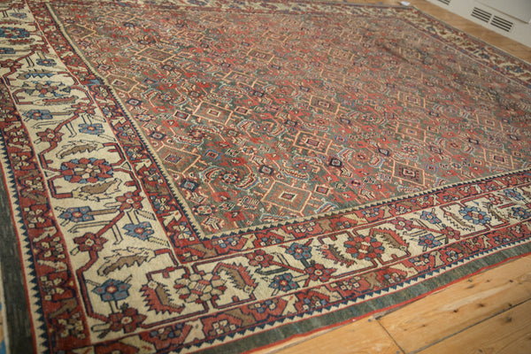 Vintage Distressed Mahal Carpet // ONH Item: ee004872, Image 6