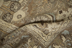 7x9.5 Vintage Distressed Bibikabad Carpet