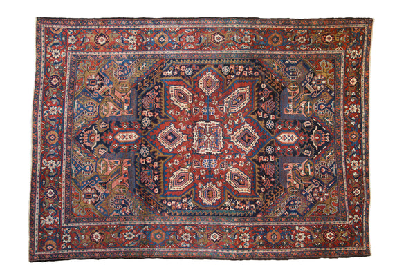 RESERVED 7.5x10.5 Vintage Heriz Carpet