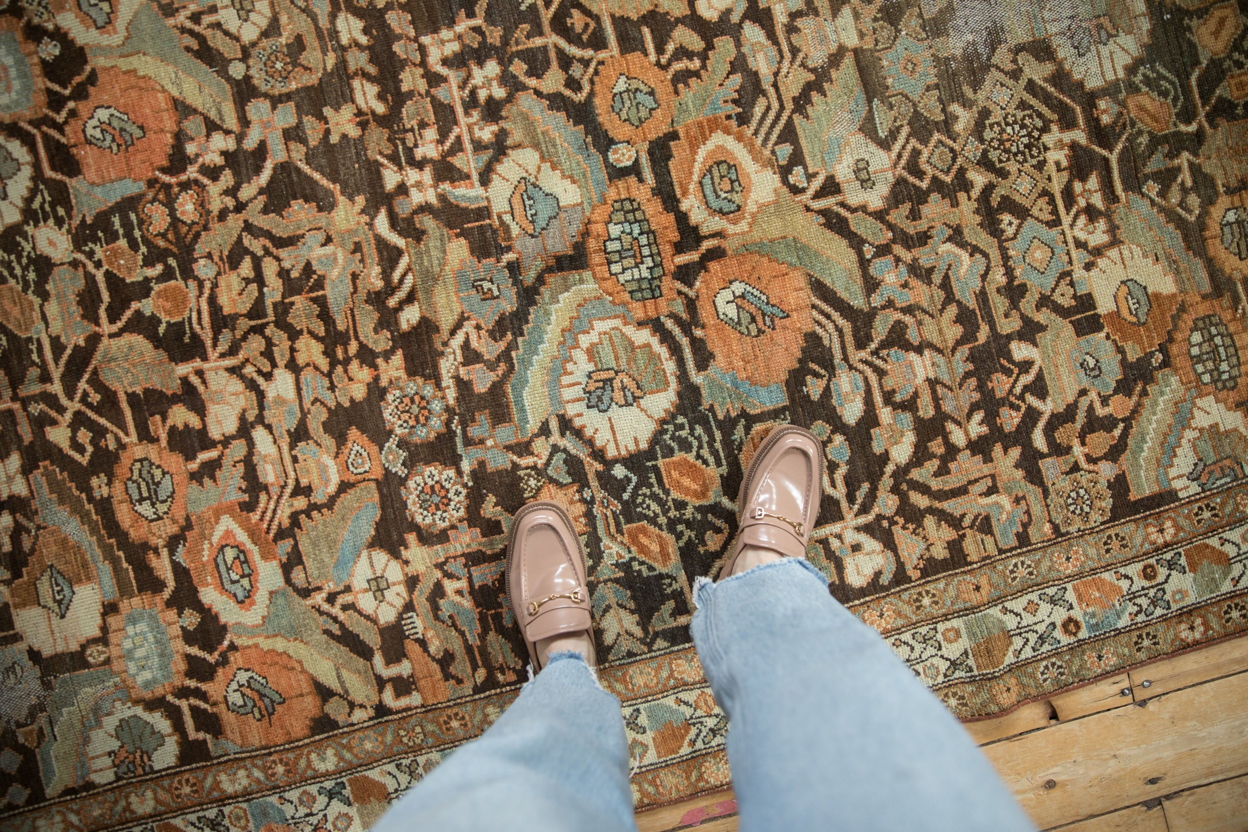 Vintage Distressed Malayer Rug Runner // ONH Item: ee004882, Image 1