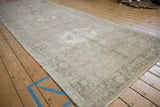 Vintage Karaja runner, showing overall distressed texture with visible foundation.