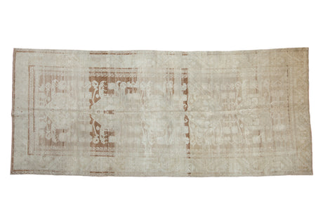 4.5x10.5 Vintage Distressed Oushak Rug Runner