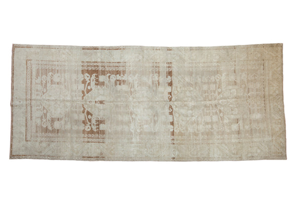 Vintage Distressed Oushak Rug Runner // ONH Item: ee004886