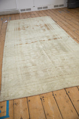 4.5x10.5 Vintage Distressed Oushak Rug Runner