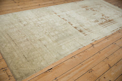 4.5x10.5 Vintage Distressed Oushak Rug Runner