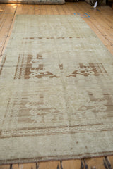 4.5x10.5 Vintage Distressed Oushak Rug Runner