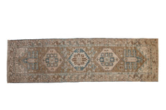 3x11 Vintage Distressed Heriz Rug Runner