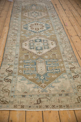 3x11 Vintage Distressed Heriz Rug Runner