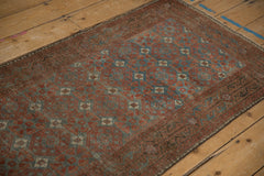 RESERVED 2.5x5 Vintage Distressed Belouch Rug Runner