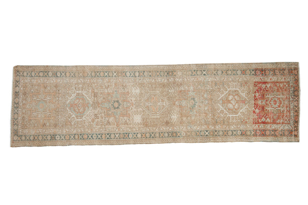 Vintage Distressed Karaja Rug Runner // ONH Item: ee004895