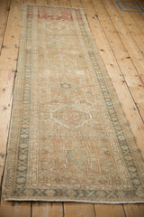 2.5x8.5 Vintage Distressed Karaja Rug Runner