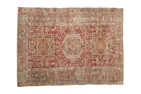 4.5x6 Vintage Distressed Karaja Rug