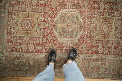 4.5x6 Vintage Distressed Karaja Rug