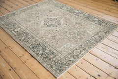 5x6 Vintage Distressed Karaja Square Rug