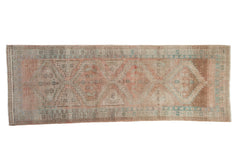 3.5x9.5 Vintage Distressed Serab Rug Runner