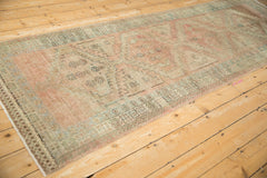 3.5x9.5 Vintage Distressed Serab Rug Runner