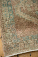 3.5x9.5 Vintage Distressed Serab Rug Runner