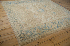 6x6.5 Vintage Distressed Heriz Square Carpet