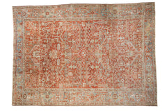 7.5x10.5 Vintage Distressed Heriz Carpet