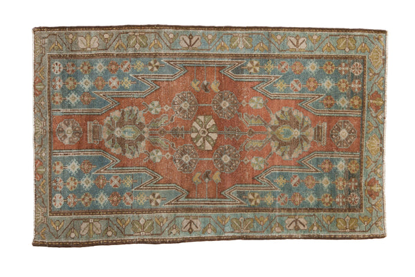 Vintage Distressed Mazlaghan Rug // ONH Item: ee004908