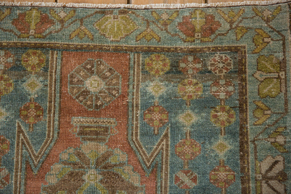 Vintage Distressed Mazlaghan Rug // ONH Item: ee004908, Image 3