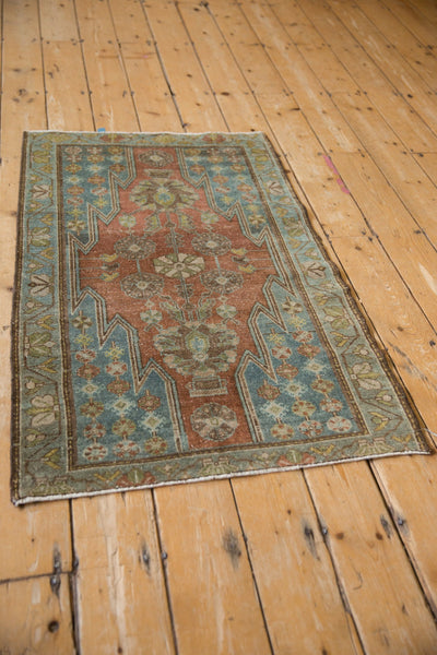 Vintage Distressed Mazlaghan Rug // ONH Item: ee004908, Image 5