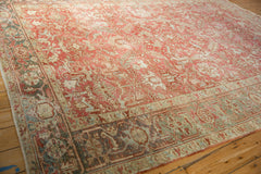 8x10.5 Vintage Distressed Heriz Carpet