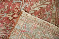 8x10.5 Vintage Distressed Heriz Carpet