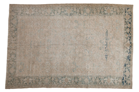 7.5x11 Vintage Distressed Heriz Carpet