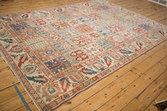 7x9.5 Vintage Distressed Baktiari Carpet