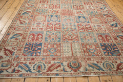 7x9.5 Vintage Distressed Baktiari Carpet