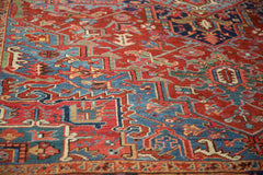 8x11 Vintage Heriz Carpet