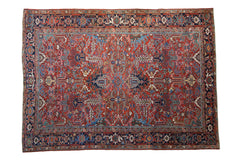 8x10.5 Vintage Heriz Carpet