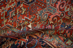 8x10.5 Vintage Heriz Carpet