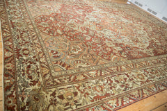 11.5x15 Vintage Distressed Baktiari Carpet