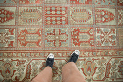 12.5x15 Vintage Distressed Baktiari Carpet