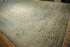 11.5x16.5 Vintage Distressed Tabriz Carpet