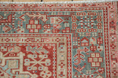 3.5x4.5 Vintage Distressed Karaja Square Rug