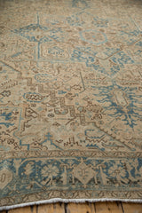 9.5x12.5 Vintage Distressed Heriz Carpet