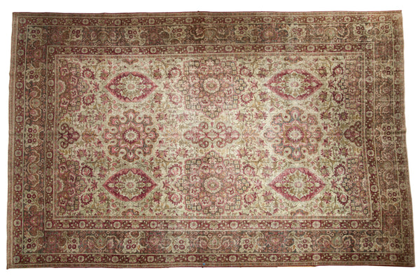 Antique Distressed Kerman Carpet // ONH Item: ee004937