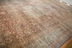 12.5x19 Vintage Distressed Meshed Carpet